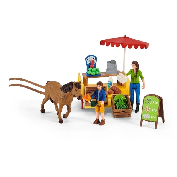 Schleich Farm World Mobiler Farm Stand, Spielfigur 2 Schleich Farm World Mobiler Farm Stand, Spielfigur – Bild 2
