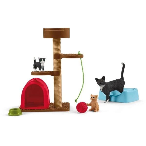 Schleich Farm World Spielspaß Für Niedliche Katzen, Spielfigur 1 Schleich Farm World Spielspaß Für Niedliche Katzen, Spielfigur