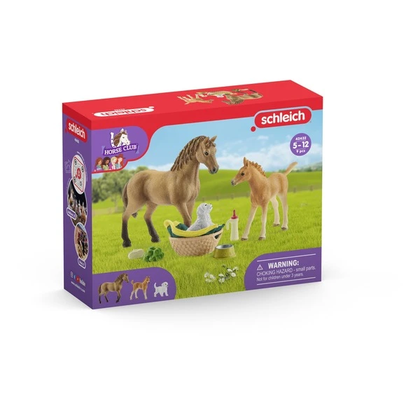 Schleich Horse Club Sarahs Tierbaby-Pflege, Spielfigur 2 Schleich Horse Club Sarahs Tierbaby-Pflege, Spielfigur – Bild 2