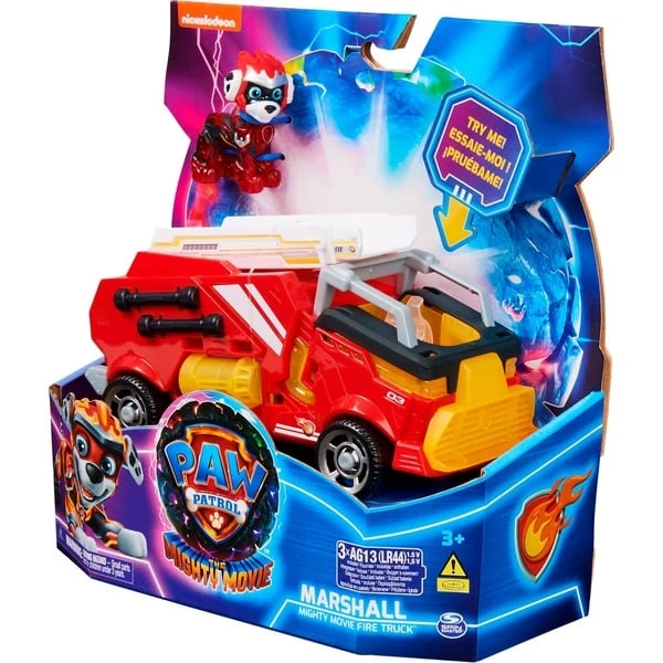 Spin Master Paw Patrol Mighty Kinofilm - Basis Fahrzeug Von Marshall Mit Welpenfigur, Spielfahrzeug 3 Spin Master Paw Patrol Mighty Kinofilm - Basis Fahrzeug Von Marshall Mit Welpenfigur, Spielfahrzeug – Bild 3
