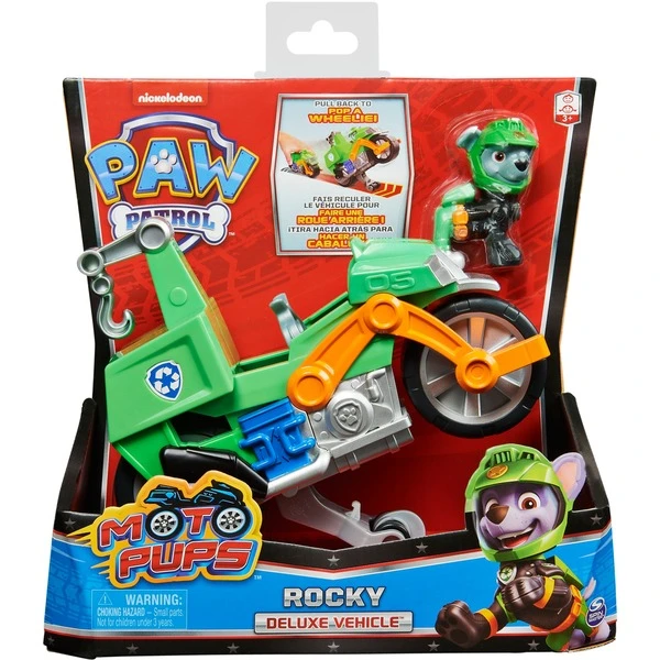 Spin Master Paw Patrol Moto Pups Rockys Motorrad , Spielfahrzeug 1 Spin Master Paw Patrol Moto Pups Rockys Motorrad , Spielfahrzeug